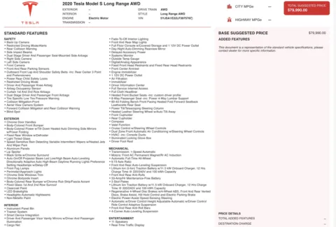 Photos of 2020 Tesla Model S Long Range for sale in Columbus, OH at Auto Boutique Ohio