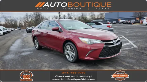 Red 2017 Toyota Camry SE for sale in Columbus, OH