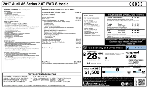 Photos of 2017 Audi A6 Premium for sale in Columbus, OH at Auto Boutique Ohio