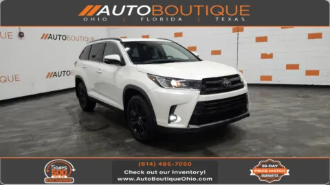 White 2019 Toyota Highlander SE for sale in Columbus, OH
