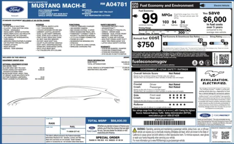 Photos of 2024 Ford Mustang Mach-E Premium for sale in Columbus, OH at Auto Boutique Ohio
