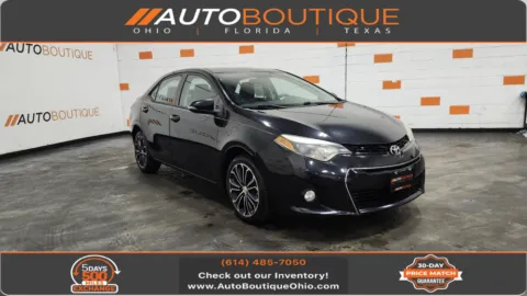 Black 2015 Toyota Corolla S Plus for sale in Columbus, OH