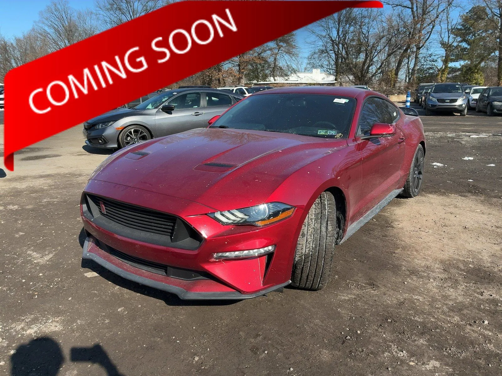 Red 2018 Ford Mustang EcoBoost for sale in Columbus, OH