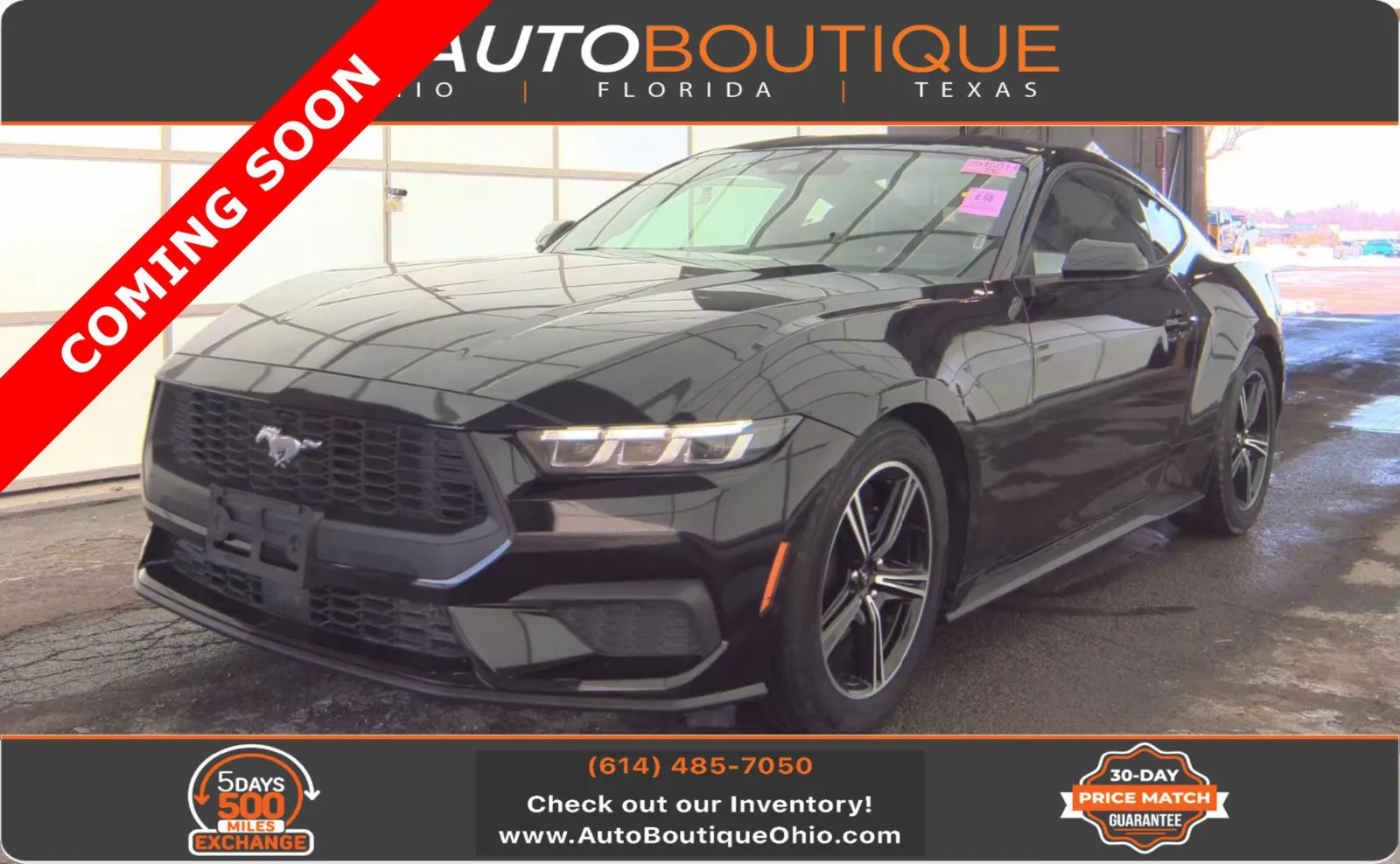 Black 2024 Ford Mustang EcoBoost for sale in Columbus, OH