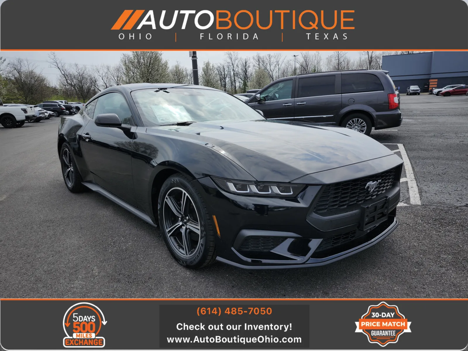 Black 2024 Ford Mustang EcoBoost for sale in Columbus, OH