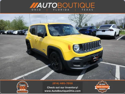 Yellow 2017 Jeep Renegade Sport for sale in Columbus, OH