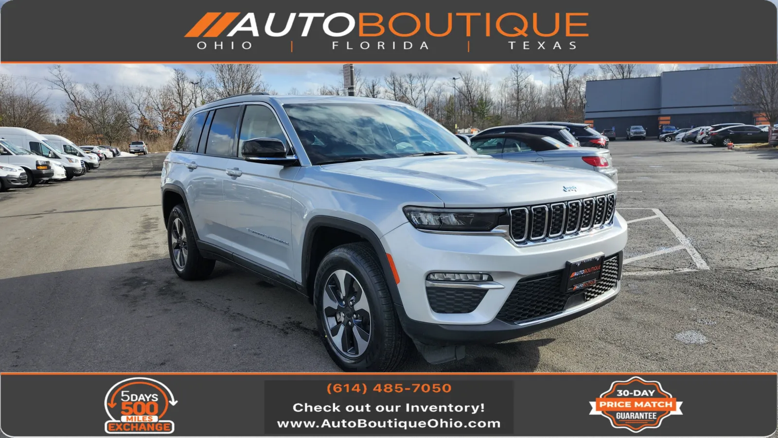 Silver 2023 Jeep Grand Cherokee 4xe for sale in Columbus, OH