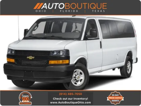 White 2023 Chevrolet Express Passenger LS for sale in Columbus, OH