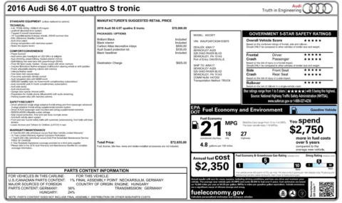 More photos of 2016 Audi S6 Premium Plus at Auto Boutique Ohio, OH