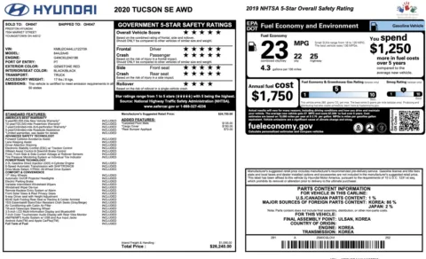 Photos of 2020 Hyundai Tucson SE for sale in Columbus, OH at Auto Boutique Ohio