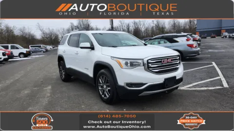 White 2019 GMC Acadia SLT for sale in Columbus, OH