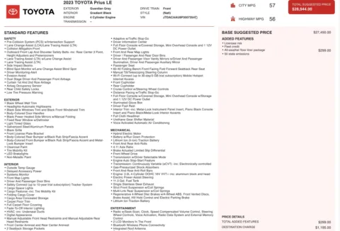 More photos of 2023 Toyota Prius LE at Auto Boutique Ohio, OH