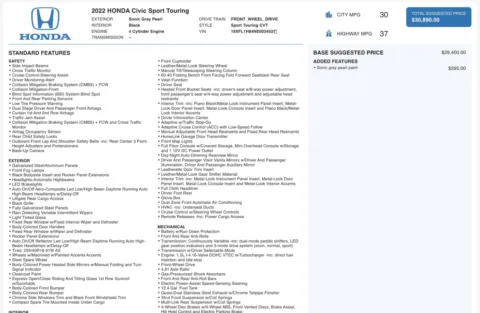 More photos of 2022 Honda Civic Hatchback Sport Touring at Auto Boutique Ohio, OH