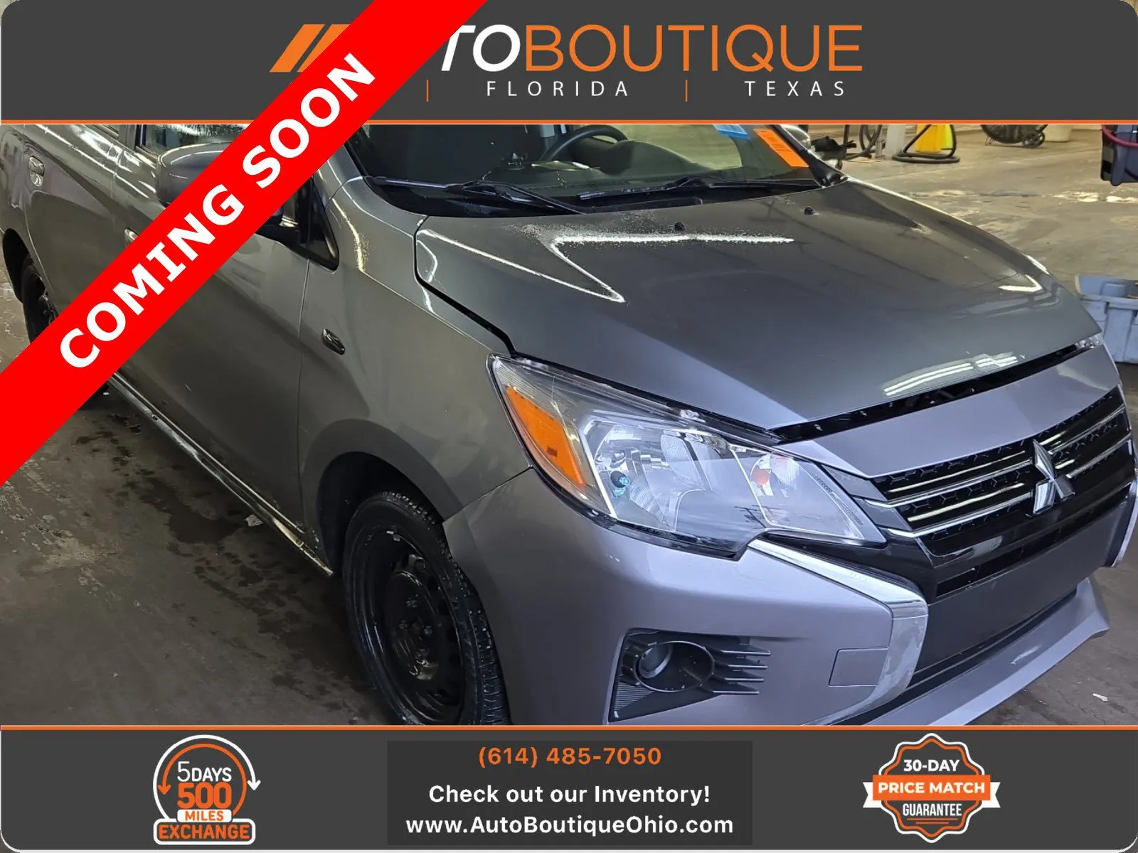 Gray 2023 Mitsubishi Mirage G4 ES for sale in Columbus, OH