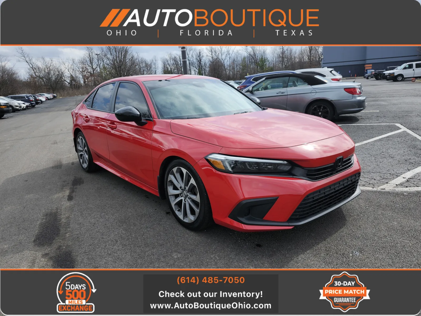 Red 2022 Honda Civic Sedan Sport for sale in Columbus, OH