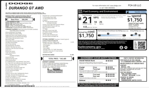 More photos of 2017 Dodge Durango GT at Auto Boutique Ohio, OH