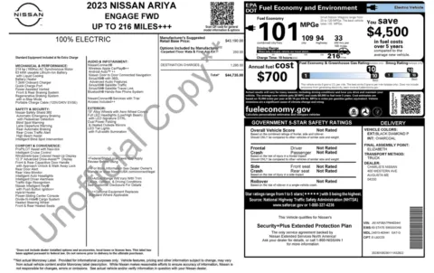 Photos of 2023 Nissan ARIYA ENGAGE for sale in Columbus, OH at Auto Boutique Ohio