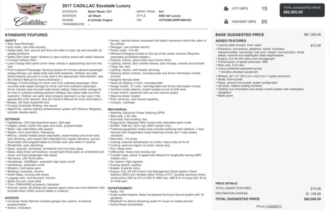 More photos of 2017 Cadillac Escalade Luxury at Auto Boutique Ohio, OH