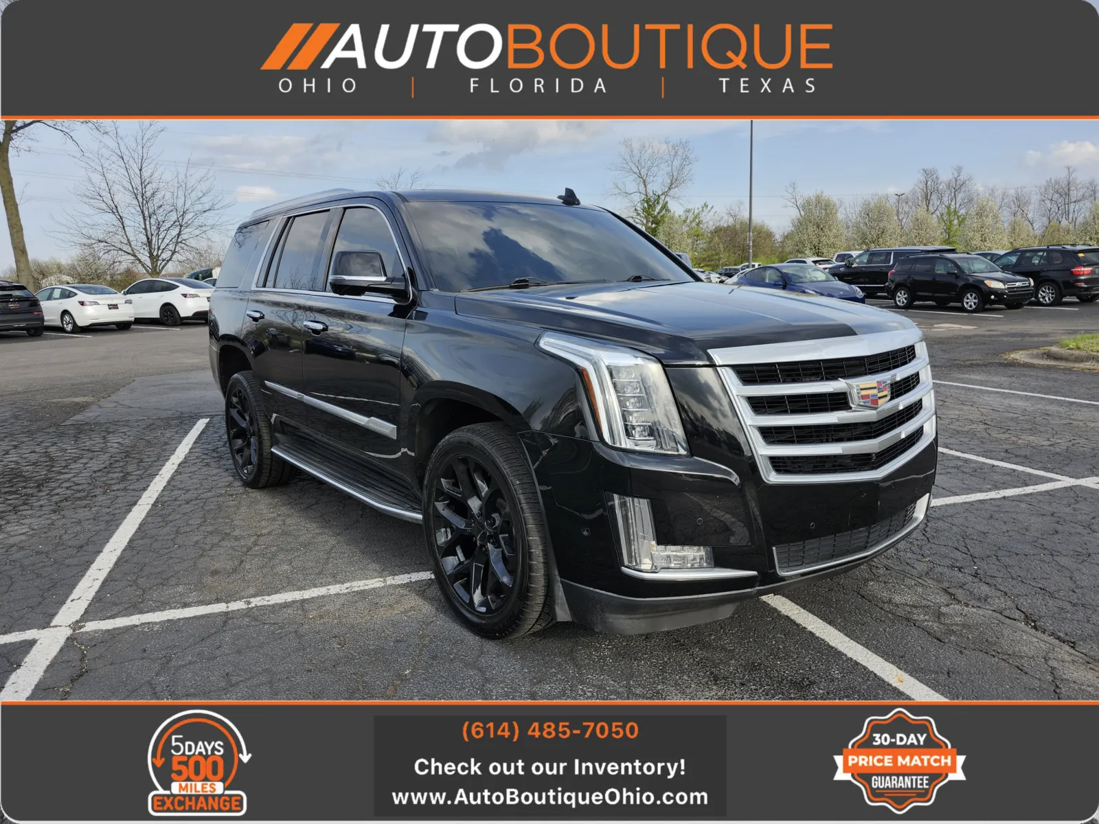 Black 2017 Cadillac Escalade Luxury for sale in Columbus, OH