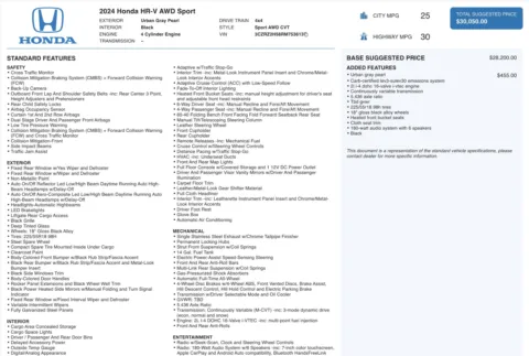 More photos of 2024 Honda HR-V Sport at Auto Boutique Ohio, OH