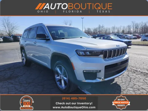 Silver 2021 Jeep Grand Cherokee L Limited for sale in Columbus, OH