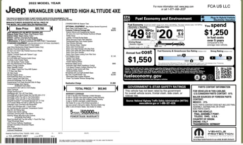 More photos of 2022 Jeep Wrangler 4xe Unlimited Sahara High Altitude at Auto Boutique Ohio, OH