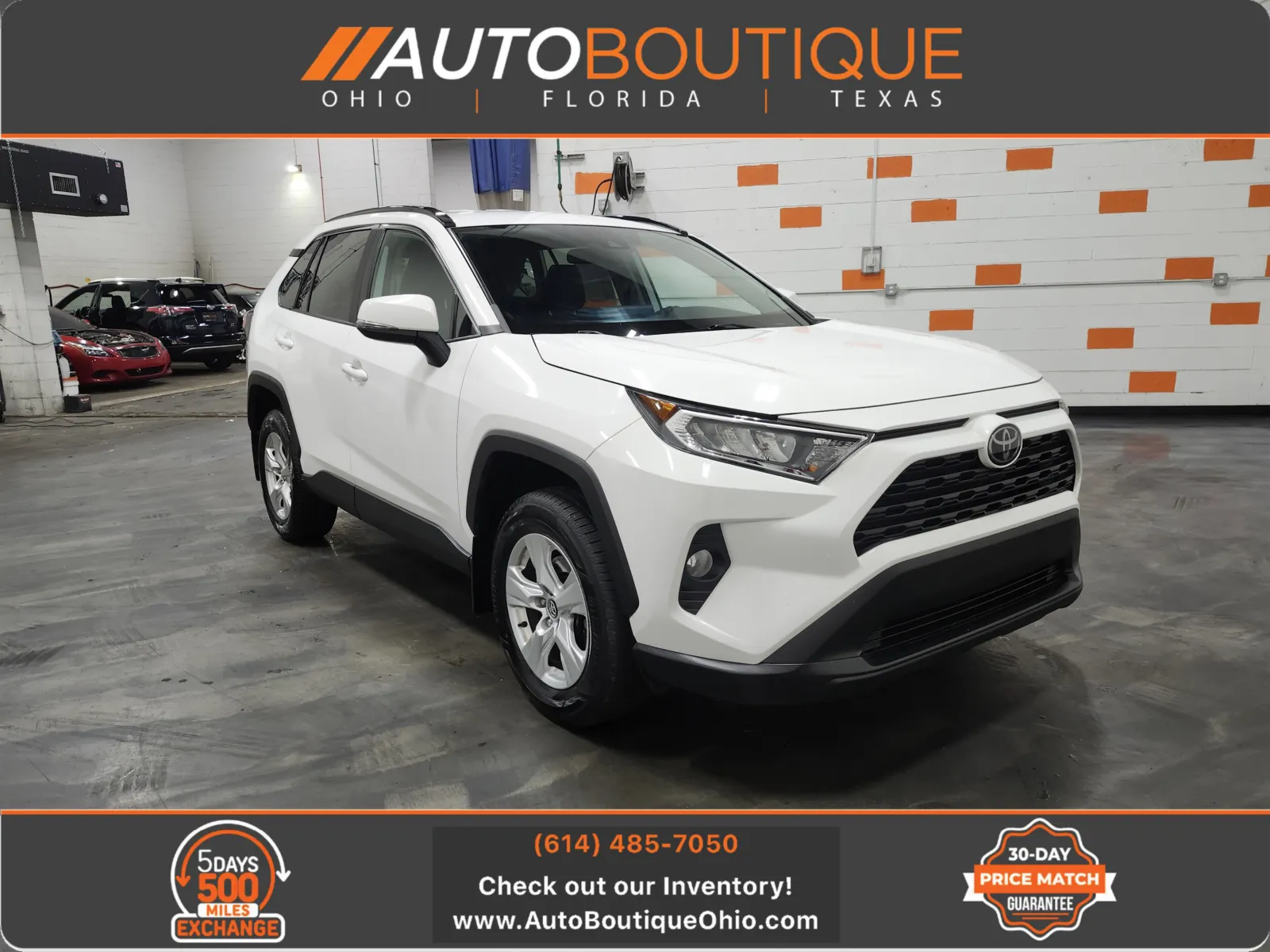 White 2020 Toyota RAV4 XLE for sale in Columbus, OH