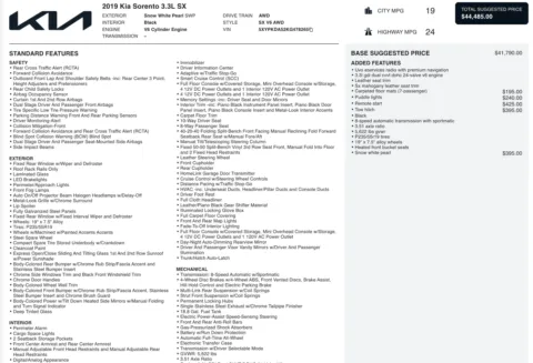 More photos of 2019 Kia Sorento SX V6 at Auto Boutique Ohio, OH