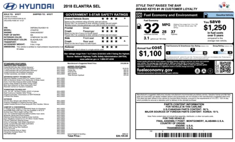 More photos of 2018 Hyundai Elantra SEL at Auto Boutique Ohio, OH