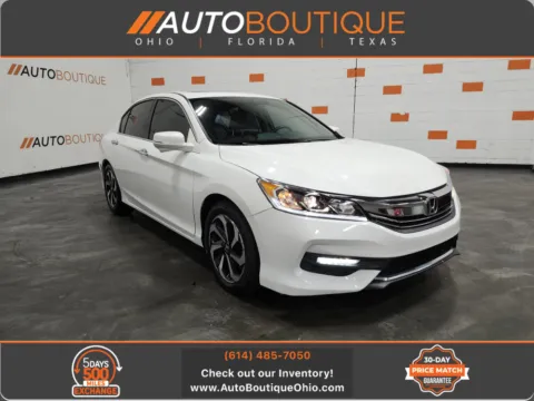White 2017 Honda Accord Sedan EX-L for sale in Columbus, OH