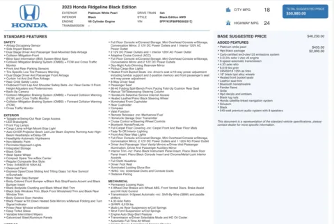 More photos of 2023 Honda Ridgeline Black Edition at Auto Boutique Ohio, OH