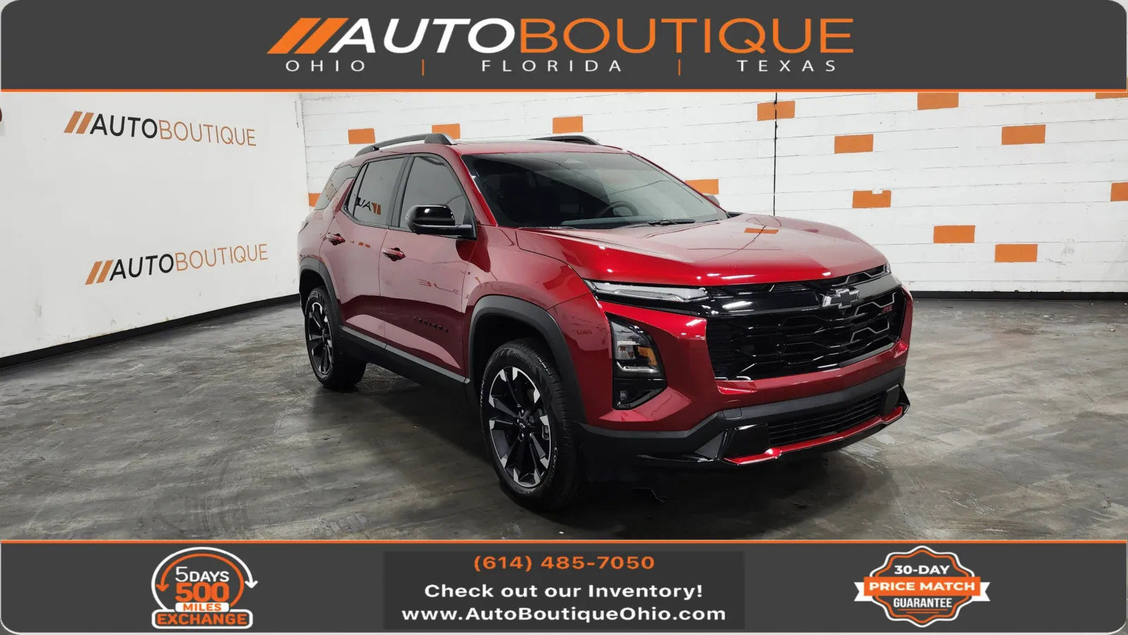 Red 2025 Chevrolet Equinox FWD RS for sale in Columbus, OH
