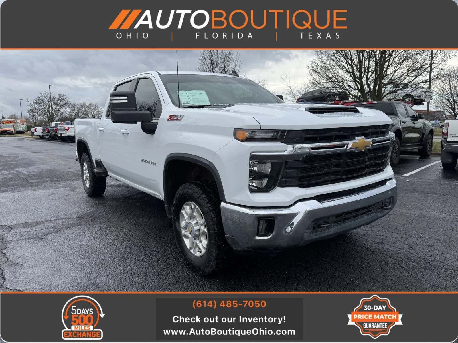 White 2024 Chevrolet Silverado 2500HD LT for sale in Columbus, OH