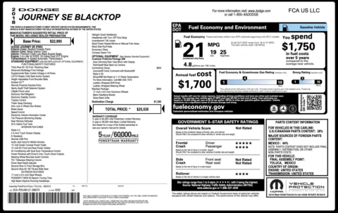 Photos of 2018 Dodge Journey SE for sale in Columbus, OH at Auto Boutique Ohio