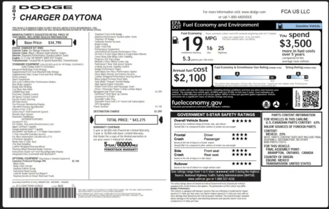 Photos of 2017 Dodge Charger Daytona 340 for sale in Columbus, OH at Auto Boutique Ohio