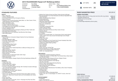 More photos of 2019 Volkswagen Passat 2.0T Wolfsburg Edition at Auto Boutique Ohio, OH