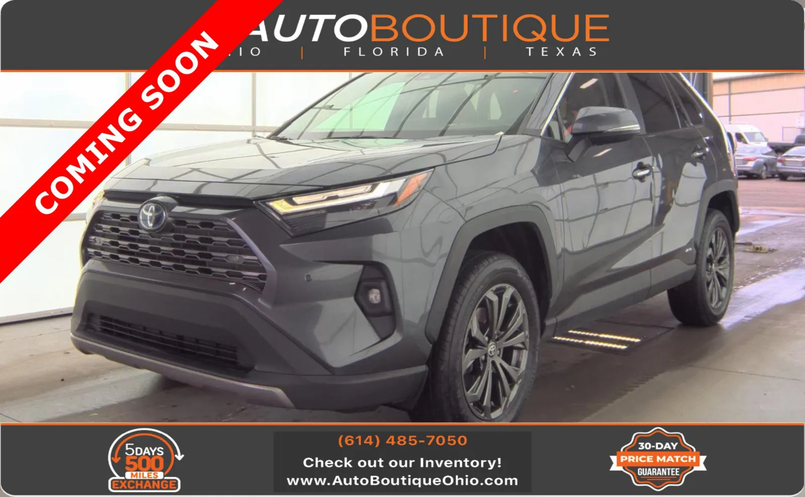 Gray 2023 Toyota RAV4 Hybrid Limited for sale in Columbus, OH
