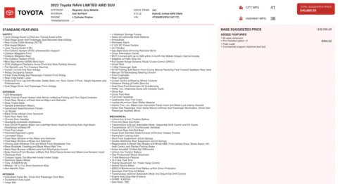 Photos of 2023 Toyota RAV4 Hybrid Limited for sale in Columbus, OH at Auto Boutique Ohio