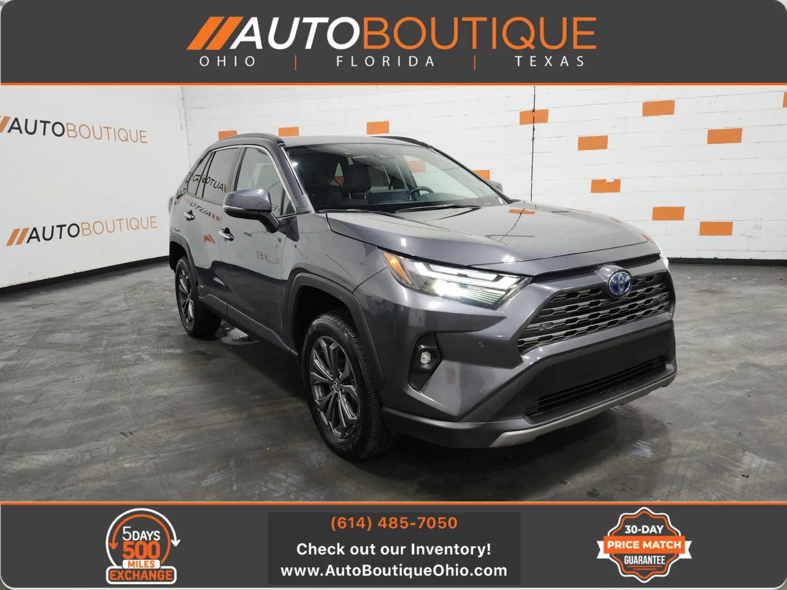 Gray 2023 Toyota RAV4 Hybrid Limited for sale in Columbus, OH