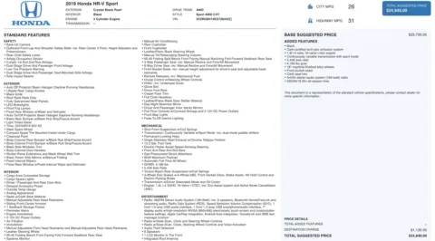 Photos of 2019 Honda HR-V Sport for sale in Columbus, OH at Auto Boutique Ohio