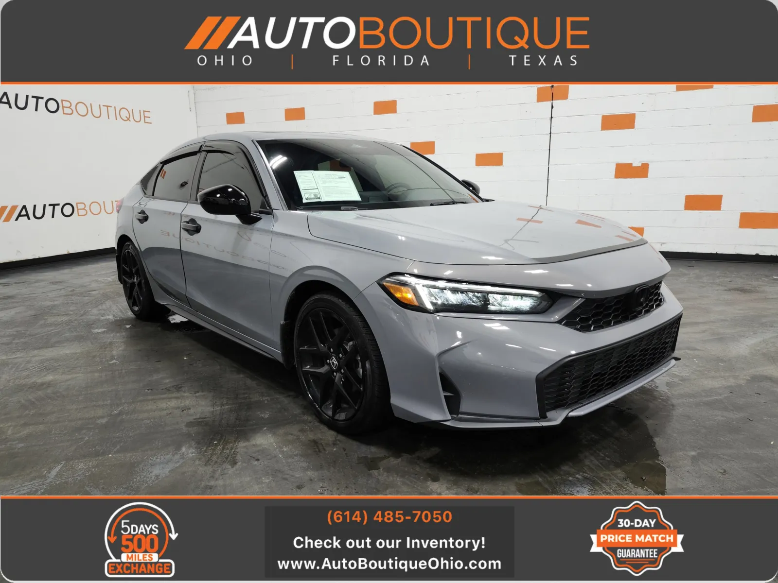 Gray 2025 Honda Civic Hatchback Hybrid Sport for sale in Columbus, OH