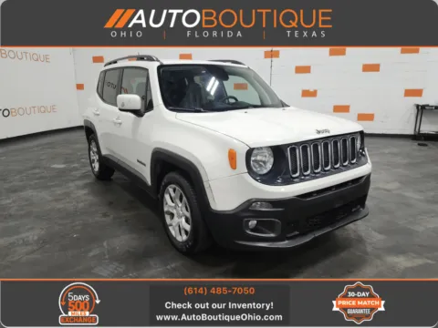 White 2018 Jeep Renegade Latitude for sale in Columbus, OH