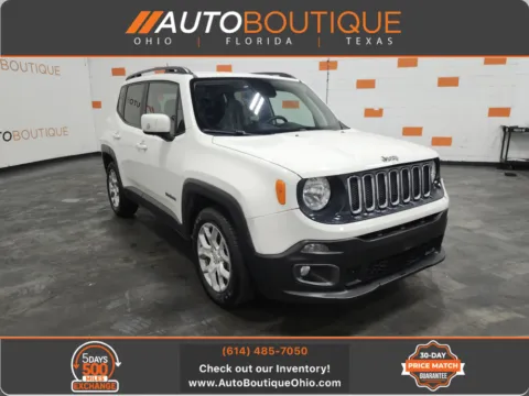 White 2018 Jeep Renegade Latitude for sale in Columbus, OH