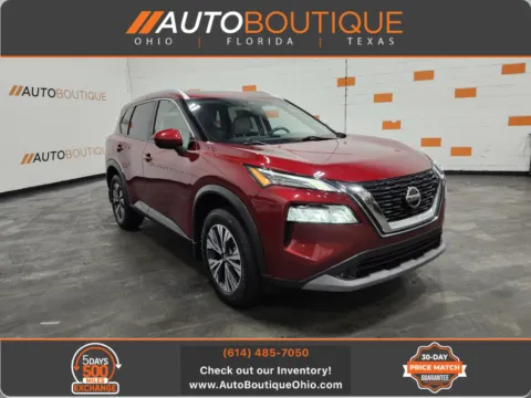Red 2021 Nissan Rogue SV for sale in Columbus, OH