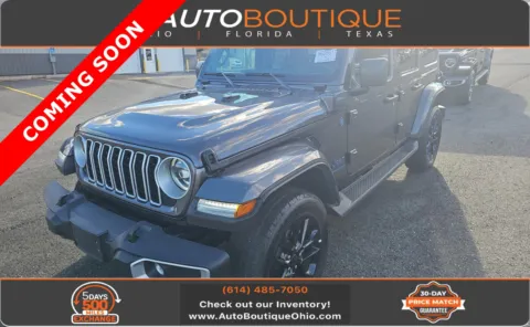 Gray 2025 Jeep Wrangler 4xe Sahara for sale in Columbus, OH