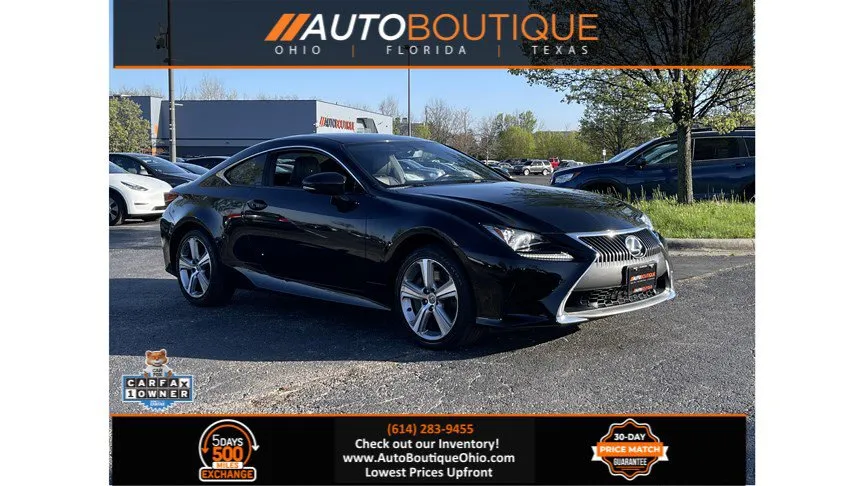 Black 2015 Lexus RC 350 for sale in Columbus, OH