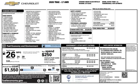 More photos of 2020 Chevrolet Trax LT at Auto Boutique Ohio, OH