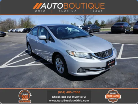 Silver 2015 Honda Civic Sedan LX for sale in Columbus, OH