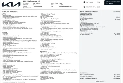 Photos of 2021 Kia Sportage LX for sale in Columbus, OH at Auto Boutique Ohio