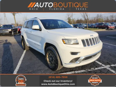 White 2015 Jeep Grand Cherokee Summit for sale in Columbus, OH